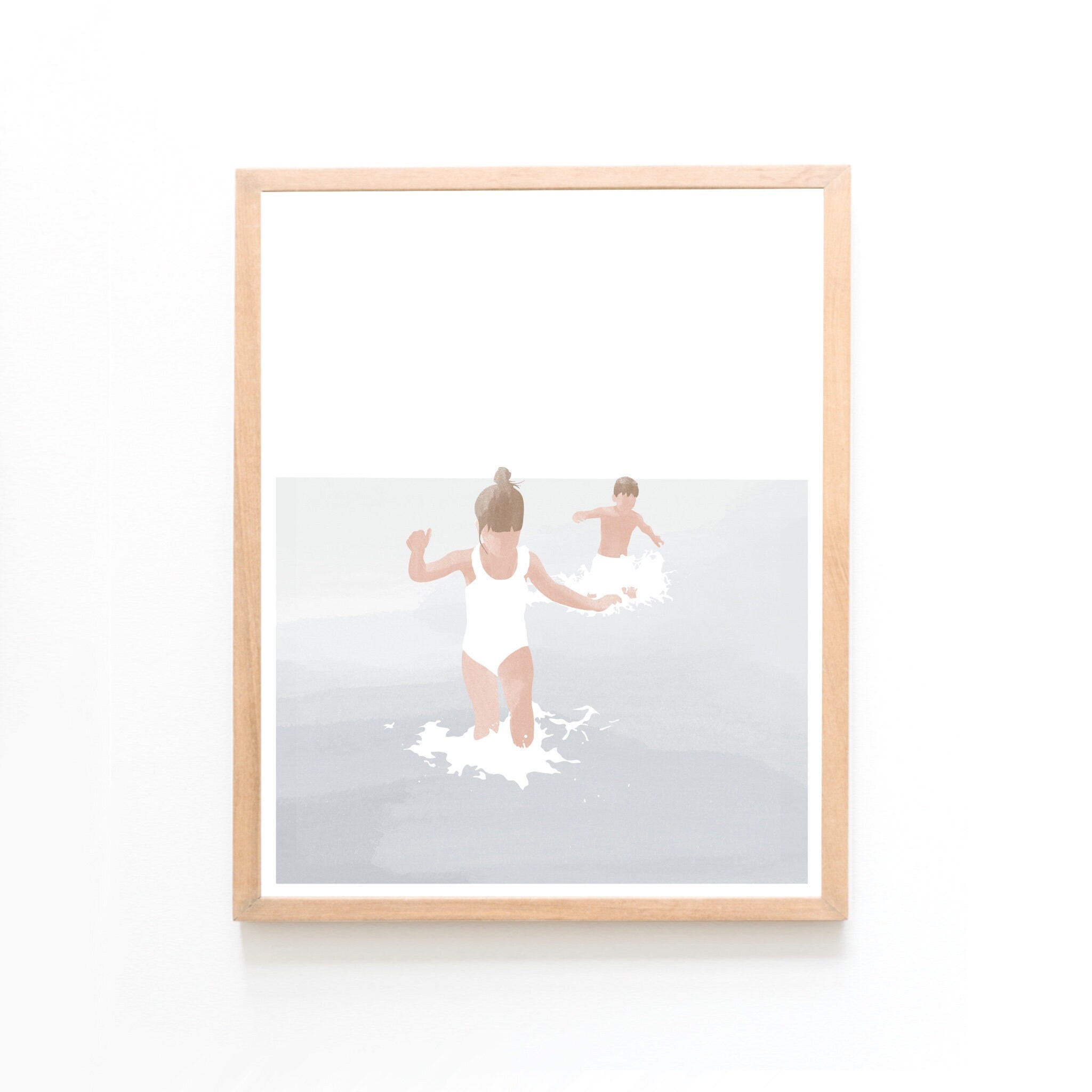 Summer Swim / Beach Print - Etsy