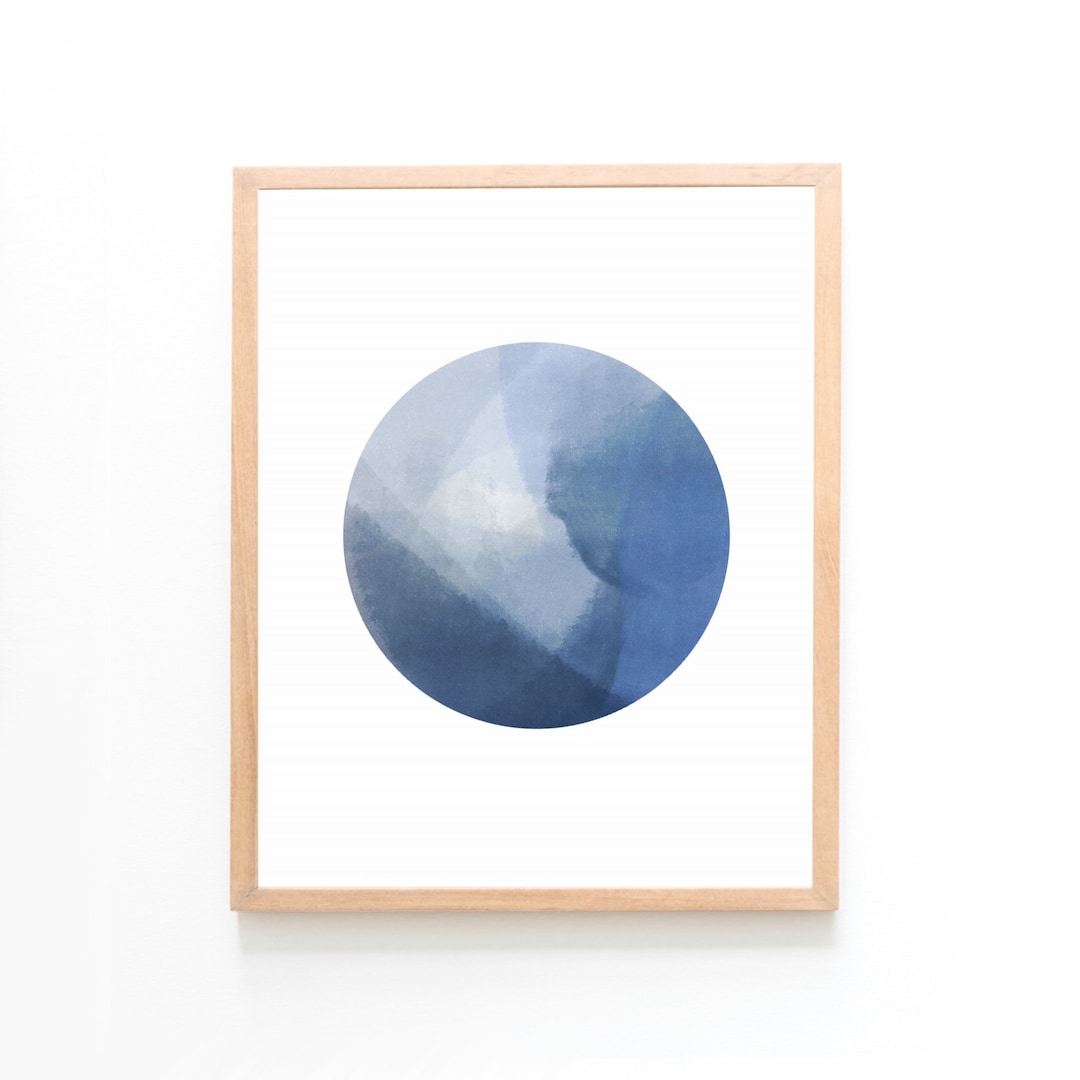 New Moon Printable/ Abstract Moon Print/ Instant Download / Moon Art ...