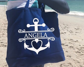 anchor beach bag