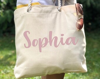 girls beach tote