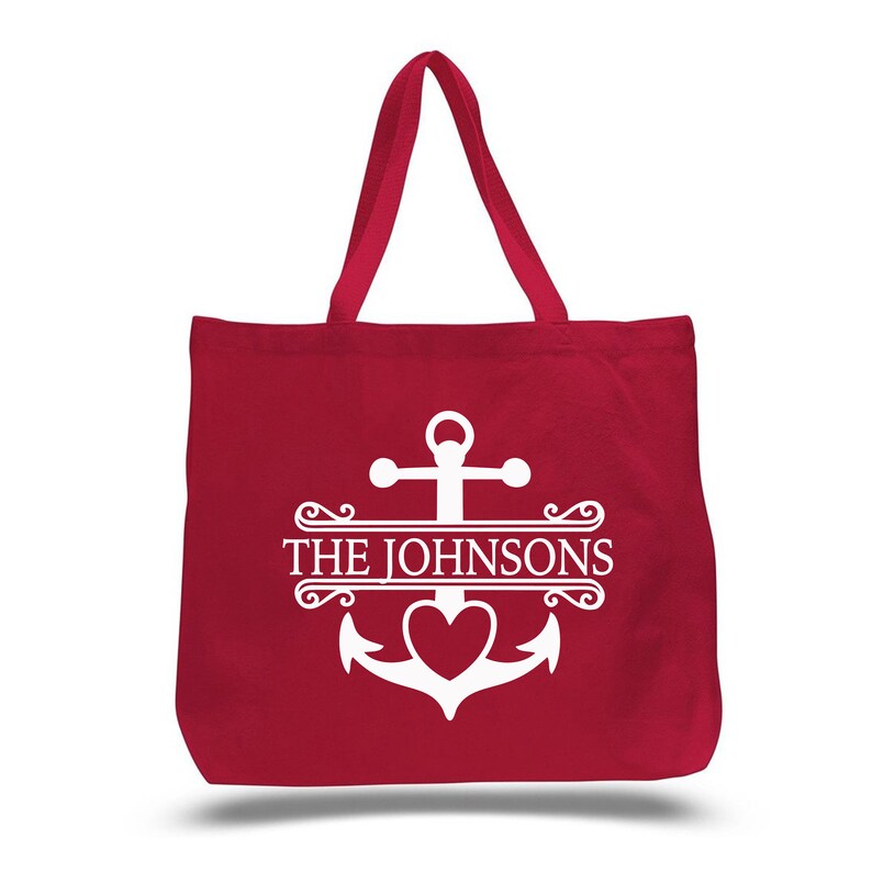 Personalized Family Beach Bag Personalized Beach tote Wedding Gift Beach Bag Gift Family Name Beach Tote Anchor Beach Bag