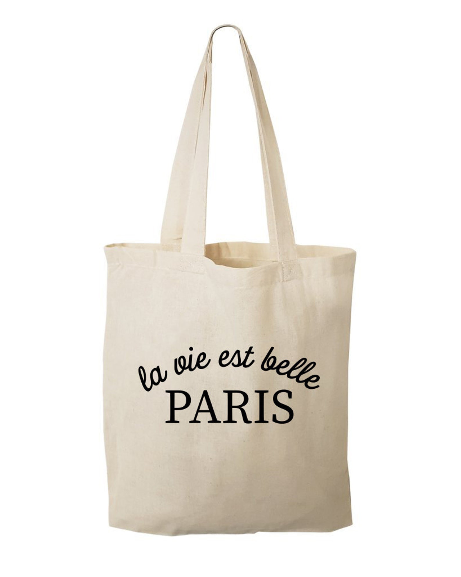 Paris Tote Bag French Tote Shopping Bag Gift for Paris | Etsy