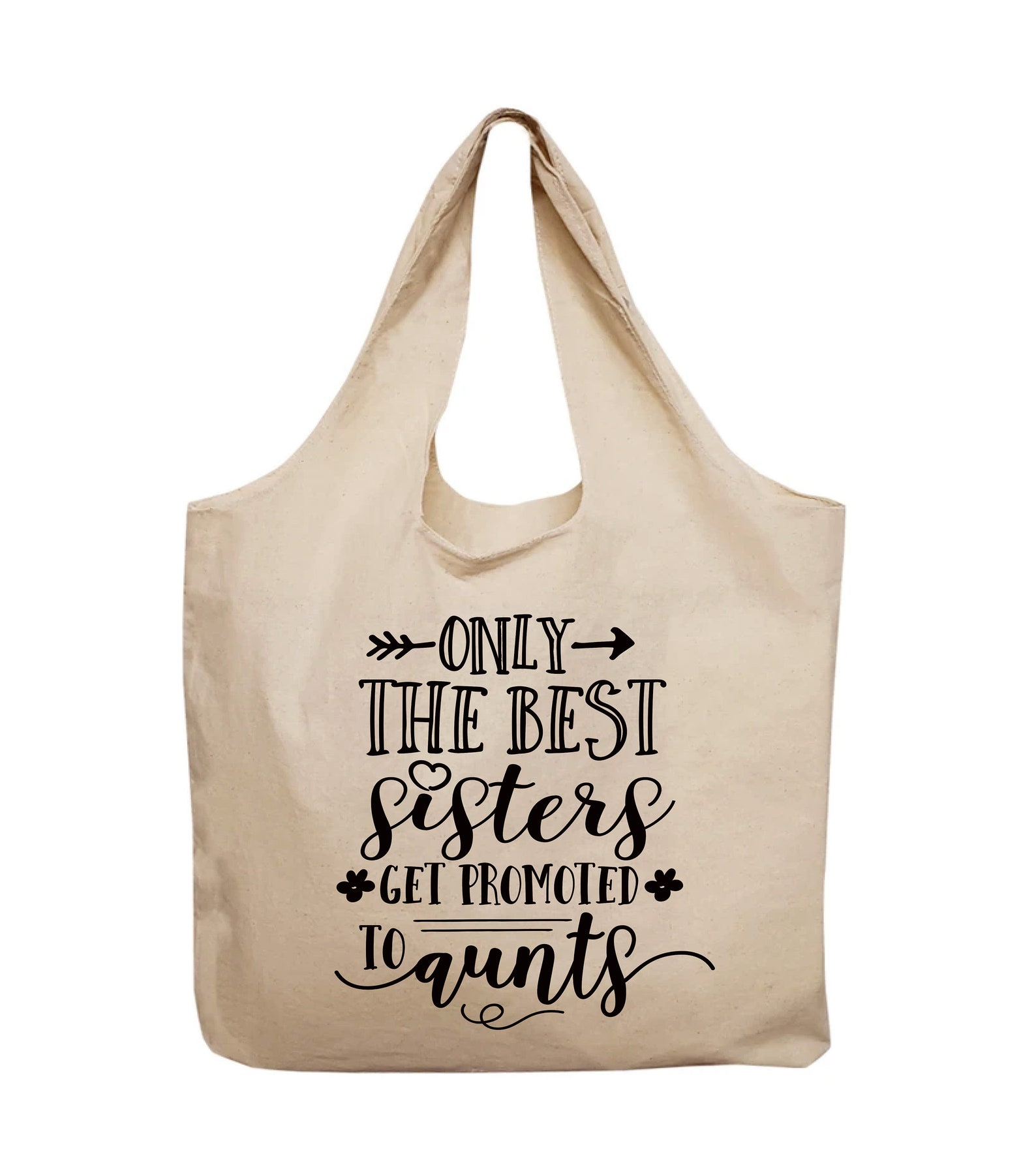 Aunt Tote Bag Custom Auntie Gifts Eco Gift Organic Cotton Etsy