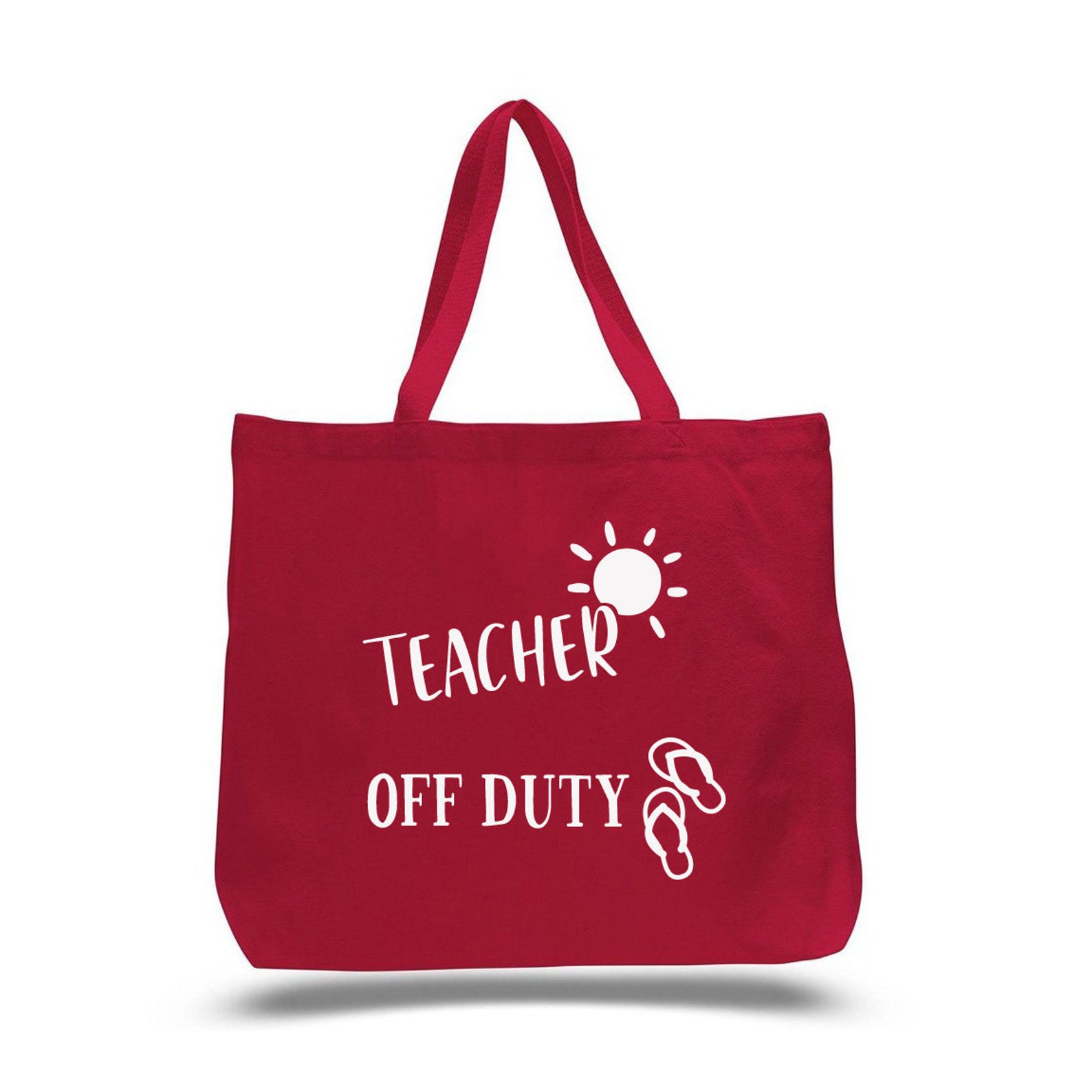 Teacher Beach Bag Teacher Beach Tote Large Beach Bag Gift Etsy