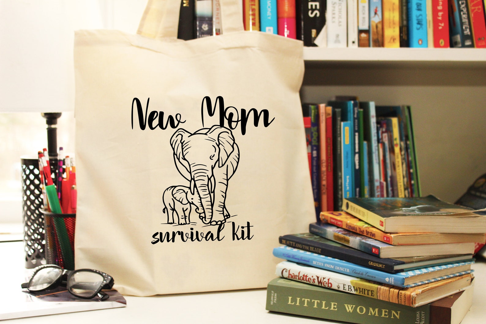 New Mom Survival Kit Bag New Mom Gift New Mom Kit Happy Etsy