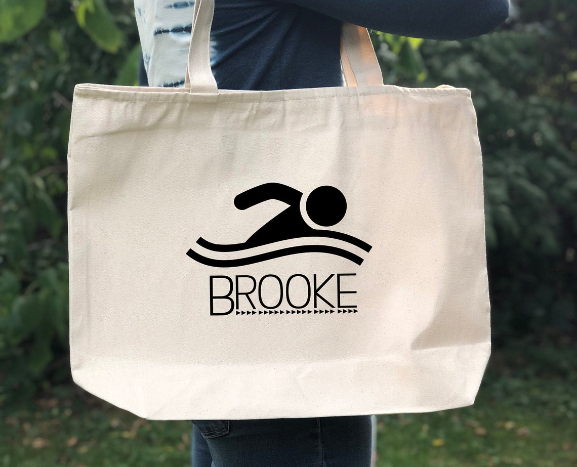 Personalized Swim Bag Swim Team Bag Gift for Swimmer Etsy