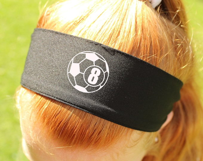 Personalized Soccer Hair Tie Soccer Ball Hair Tie Soccer Etsy