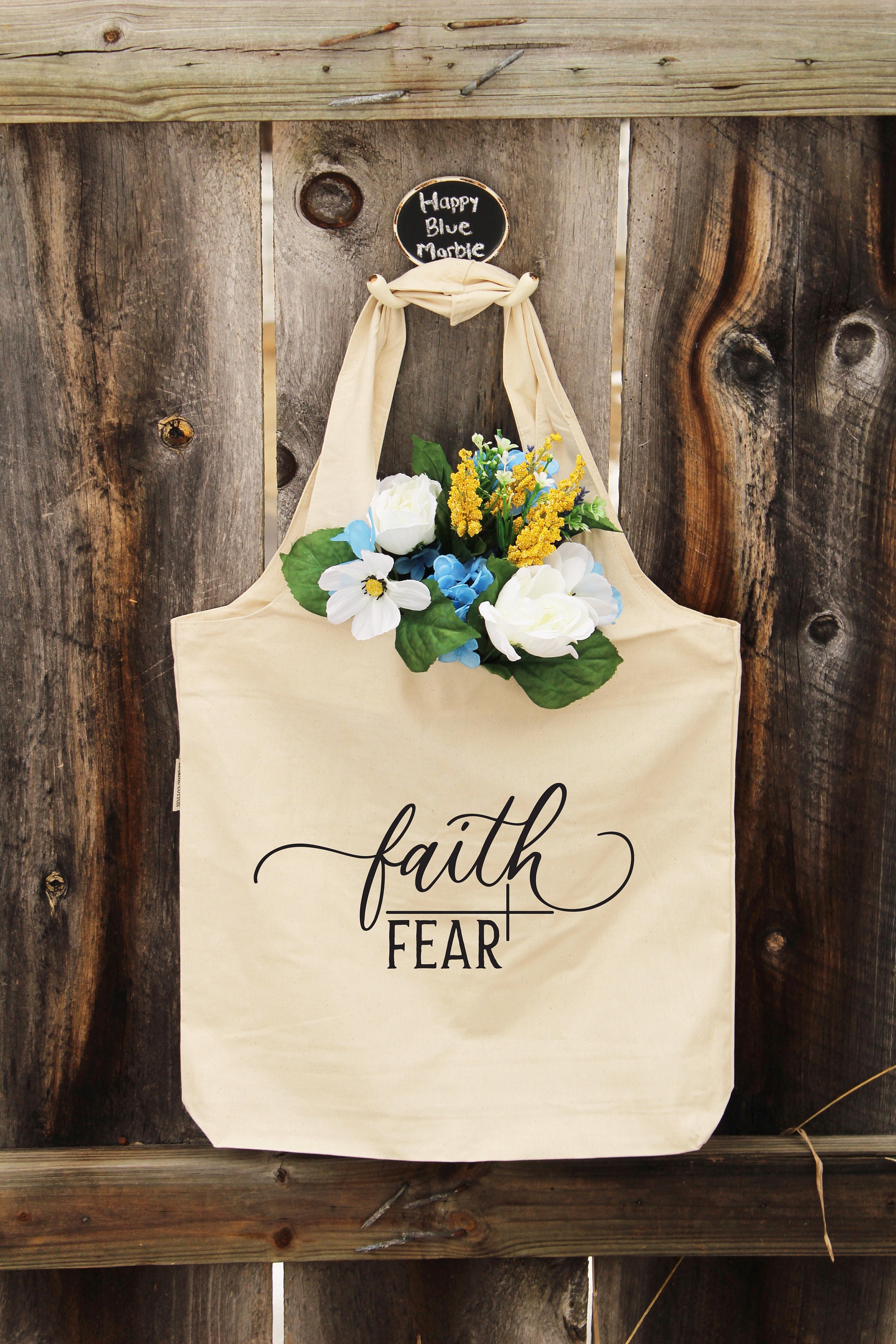 Faith Over Fear Faith Tote Bag Faith Gift Bible Study Gift | Etsy
