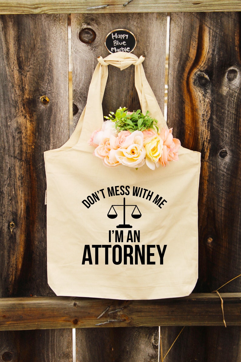 Attorney Tote Bag Attorney Gift Organic Tote Bag Lawyer Etsy