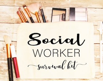 Social Worker Survival Bag- Social Worker Survival Bag Gift- Social Worker Survival Kit- Best Social Worker Gift