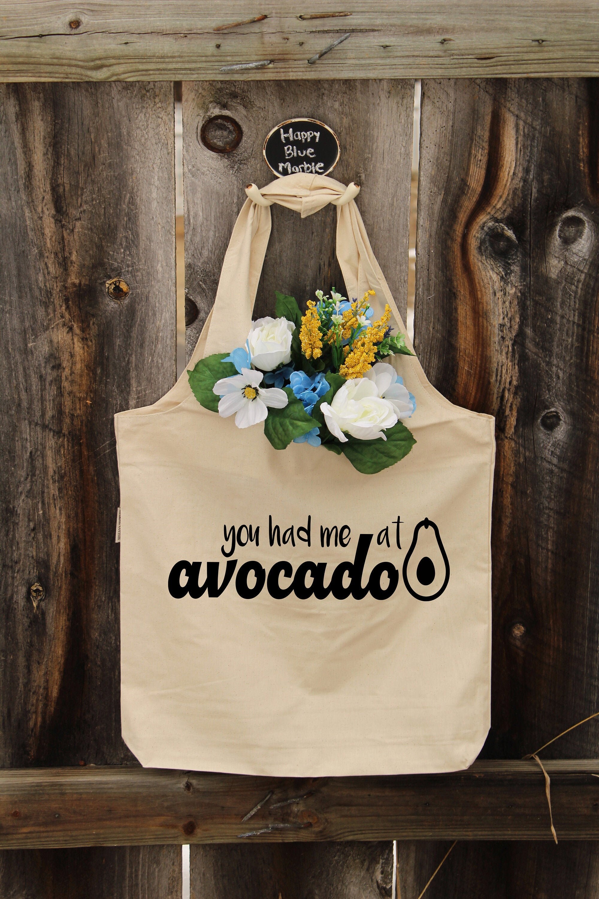 Avocado Tote Bag Avocado Gift Organic Tote Bag Eco Friendly | Etsy