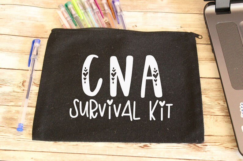 CNA Survival Bag CNA Gift CNA Survival Kit Happy Blue Etsy
