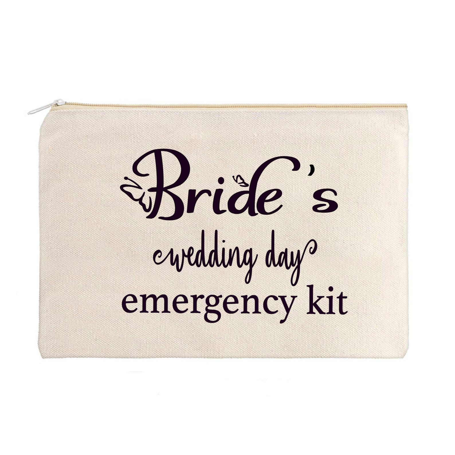 Bride Emergency Kit Bag Custom Gift for Bride Wedding Day Etsy