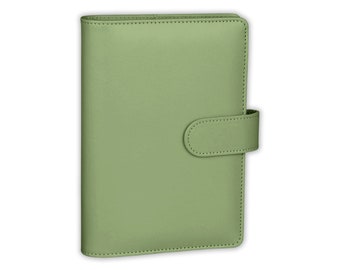 Sage Green PU Leather A6 Budget Binder | Custom Option Available | Budget with Ira