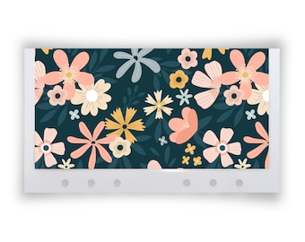 Handmade Cash Envelope: Navy Floral