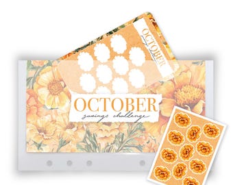 October Sticker Savings Challenge