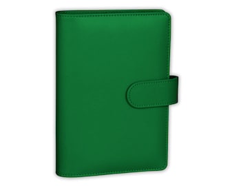 Forest Green PU Leather A6 Budget Binder | Custom Option Available | Budget with Ira