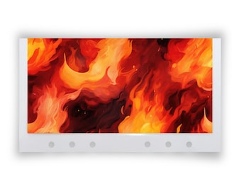 Handmade Cash Envelope: Flaming Hot! F