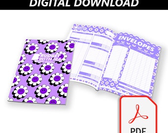 Digital Budget Booklet | Perfect Purple Collection | Paycheck Budget | Budget with Ira