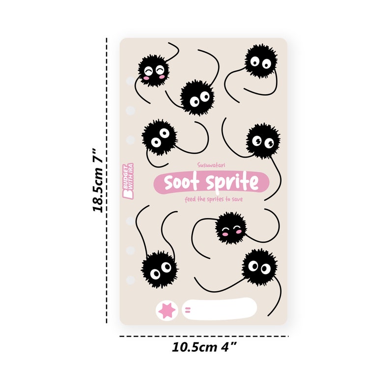 Soot Sprite Sticker Savings Challenge Stickers & Savings Dashboard Budget with Ira image 4