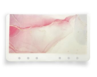 Handmade Vellum Cash Envelope: Rose Quartz