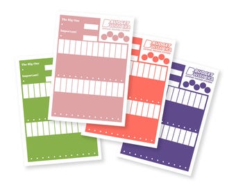Expense Tracker Sticker Sheets | To Fit B3 Budget Planner | Budget with Ira