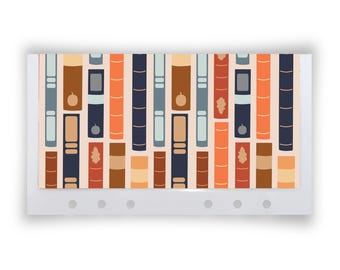 Handmade Cash Envelope: Autumn Bookshelf