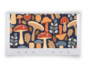 Handmade Cash Envelope: Dusk Mushrooms