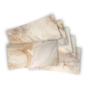 Handmade Cash Envelope Inserts: Set in Stone | Set of 6