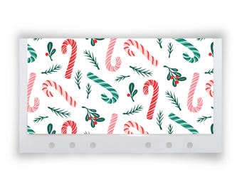 Handmade Cash Envelope: Candy Cane