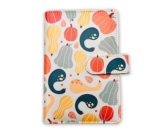 Oh My Gourd! PU Leather A6 Budget Binder | Custom Option Available | Budget with Ira