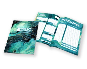 Budget Booklet | Teal With It Collection | Paycheck Budget | Budget with Ira