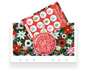 Merry and Bright Christmas Savings Challenge | Tracker & Matching Envelope | Budget with Ira