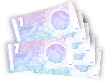 Cash Placeholder Cards: 1's 6 Pack