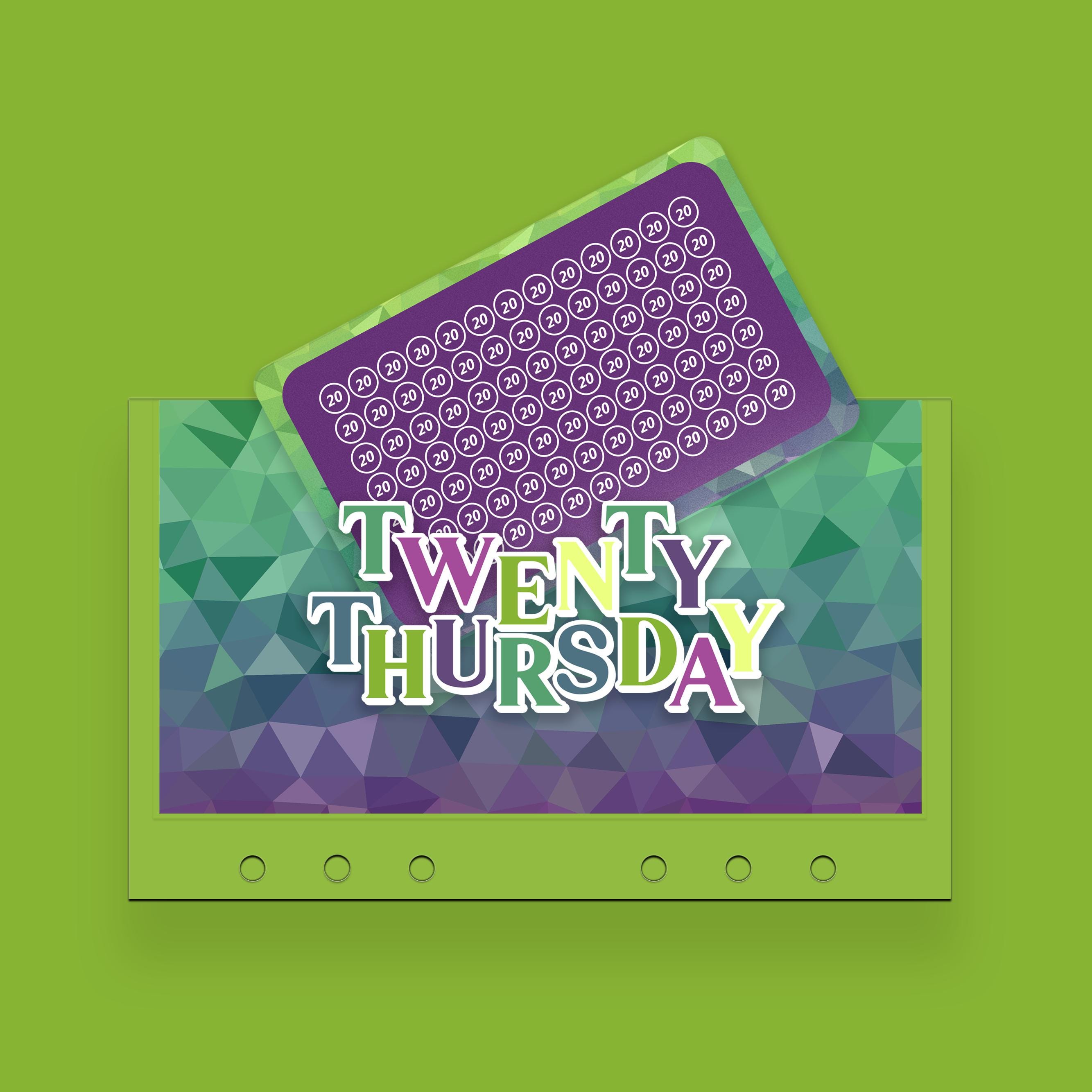 Thursday Challenge Twenty Thursday Savings Challenge | Tracker & Matching Envelope ...