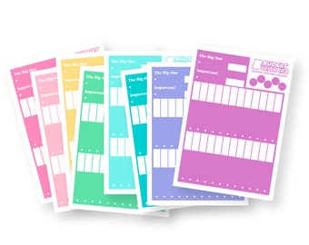 Expense Tracker Sticker Sheets | To Fit B3 Budget Planner | Budget with Ira