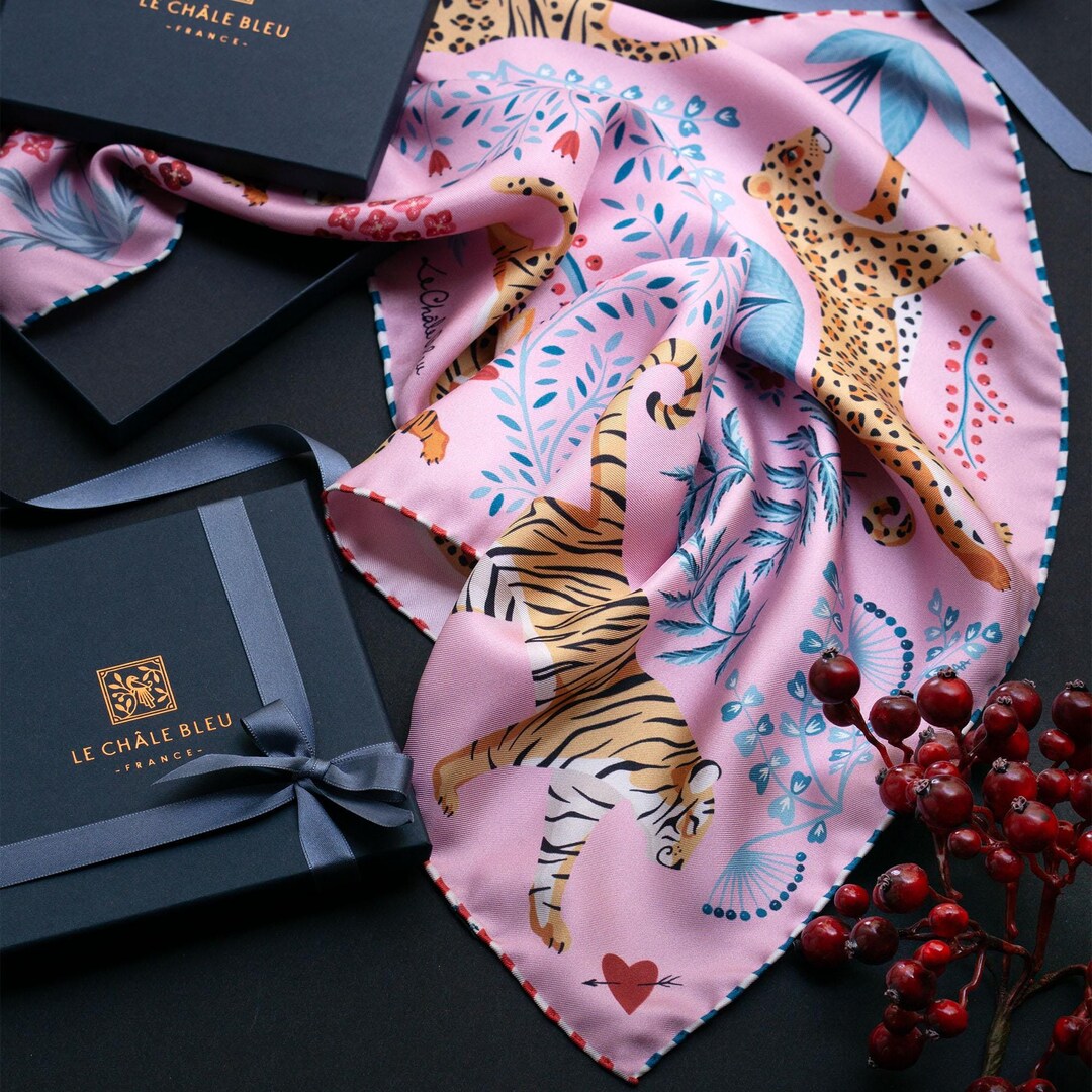 SILK BANDANA MARDI_PINK main image 1