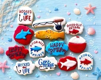 biscoitos de pesca