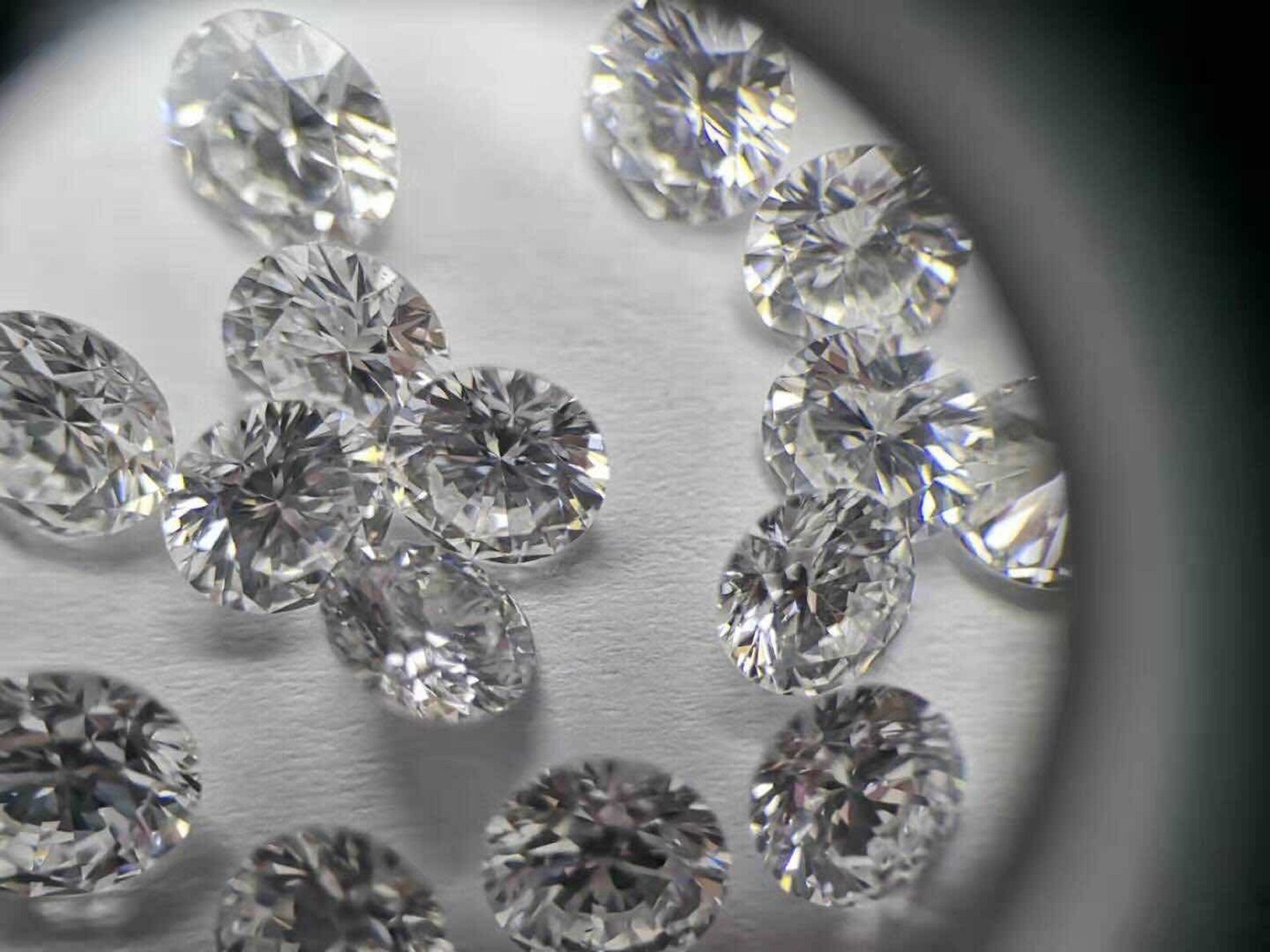1.00 CT CVD Diamond Lot Round Brilliant Cut Diamond Lab Etsy UK