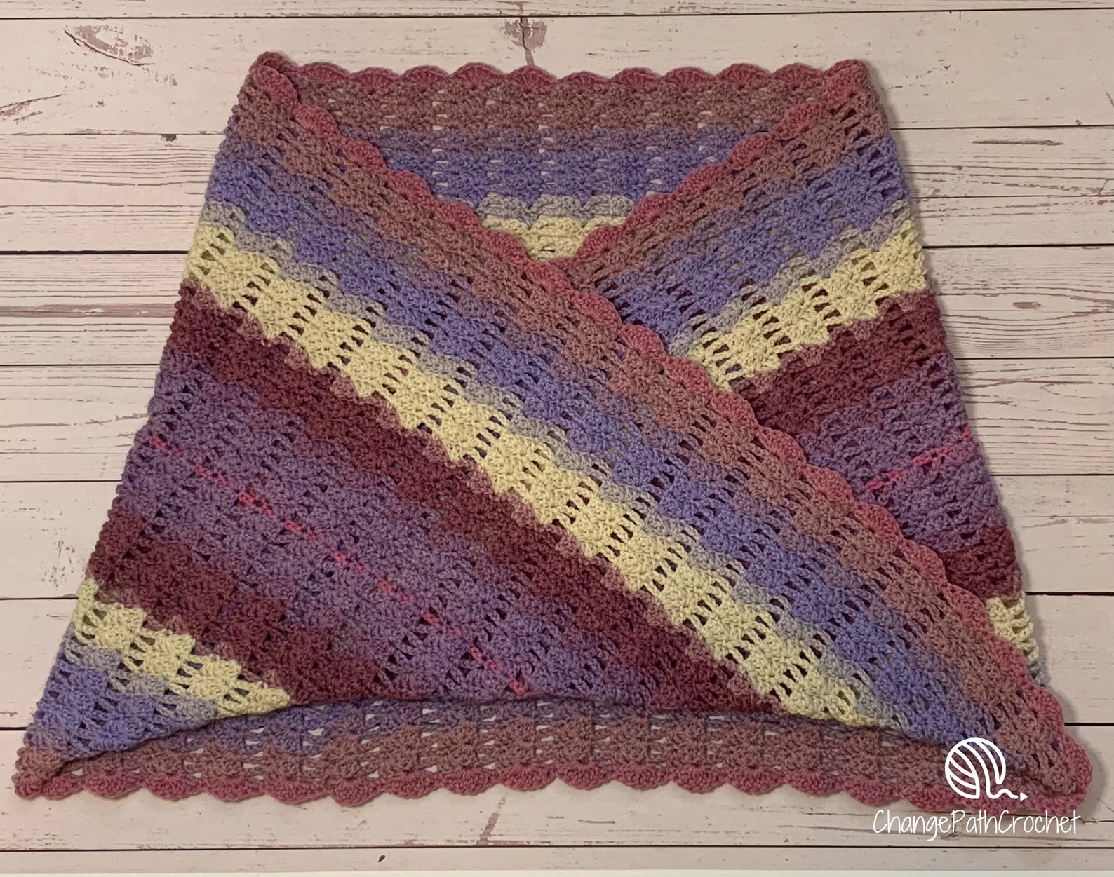 infinity shawl crochet pattern