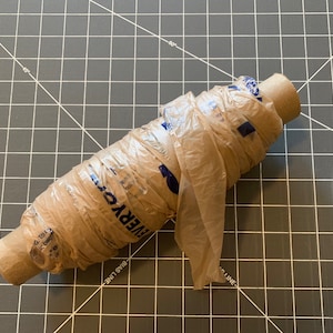 買い物袋からプラスチック糸を作る方法、写真付きプラスチック糸の作り方