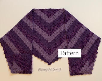 Sierra Nights Pocket Shawl Crochet Pattern