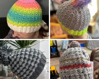 3D CROSS SUMMER KNIT HAT / MULTI