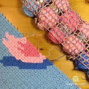 Yarn Sling Crochet Pattern, Hanging Yarn Storage Bag Instructions