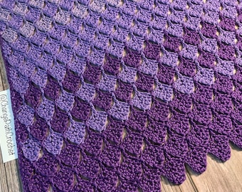 Feather Wrap Shawl Crochet Pattern