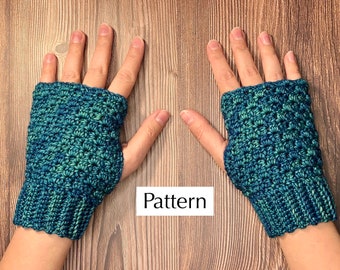 Galena Fingerless Gloves Crochet Pattern