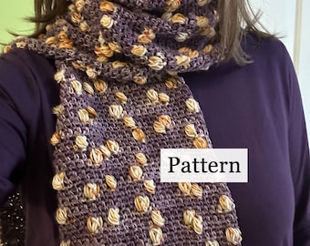Stonefield Scarf Crochet Pattern, Assigned Pooling Instructions