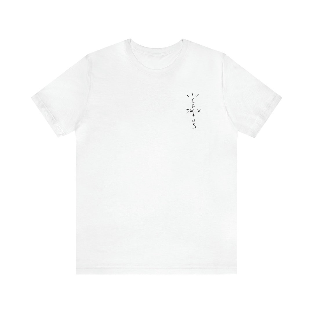 Cactus Jack White T-shirt - Etsy