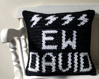 Ew, David Crochet Pillow Pattern: Tapestry Home Decor (PDF Pattern)