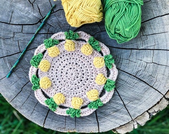 Pineapple Crochet Coaster / Pineapple Crochet PDF / Pineapple Crochet Pattern / Coaster Patteren / Sumner Crochet Pattern / Pineapple doily
